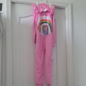 Care Bears Pink Onesie with Rainbow Design 8 (M) NWT